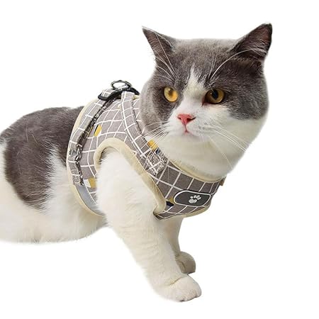 The Pet Factory Adjustable Comfort Harness for Dog and Cat |Reflective Harness Soft Padded Design |No-Pull & Easy to Fit |Durable and Breathable |Dog Harness for Outdoor Control All Size
