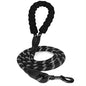 The Pet Factory Reflective Adjustable Pet Leash for Dogs and Cats| Durable and Comfortable| Strong Nylon with Padded Handle| Straps Dogs Perfect for Harness and Neck Collar Belts (1/3 inch x 4 feet,