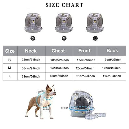 The Pet Factory Adjustable Comfort Harness for Dog and Cat |Reflective Harness Soft Padded Design |No-Pull & Easy to Fit |Durable and Breathable |Dog Harness for Outdoor Control All Size