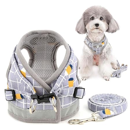The Pet Factory Adjustable Comfort Harness for Dog and Cat |Reflective Harness Soft Padded Design |No-Pull & Easy to Fit |Durable and Breathable |Dog Harness for Outdoor Control All Size