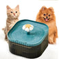 The Pet Factory Automatic Pet Water Fountain for Cats and Dogs Ultra-Quiet| BPA-Free and Easy to Clean - 2.5L Capacity with Flower Design and Filter System| Encourages Hydration and Fresh Water Flow