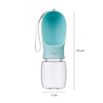 The Pet Factory Pet Bowl Cap Water Bottle | Leak Proof | Lightweight | Water Dispenser for Pets | Ideal for Travel, Hiking, and Walking (350ml)