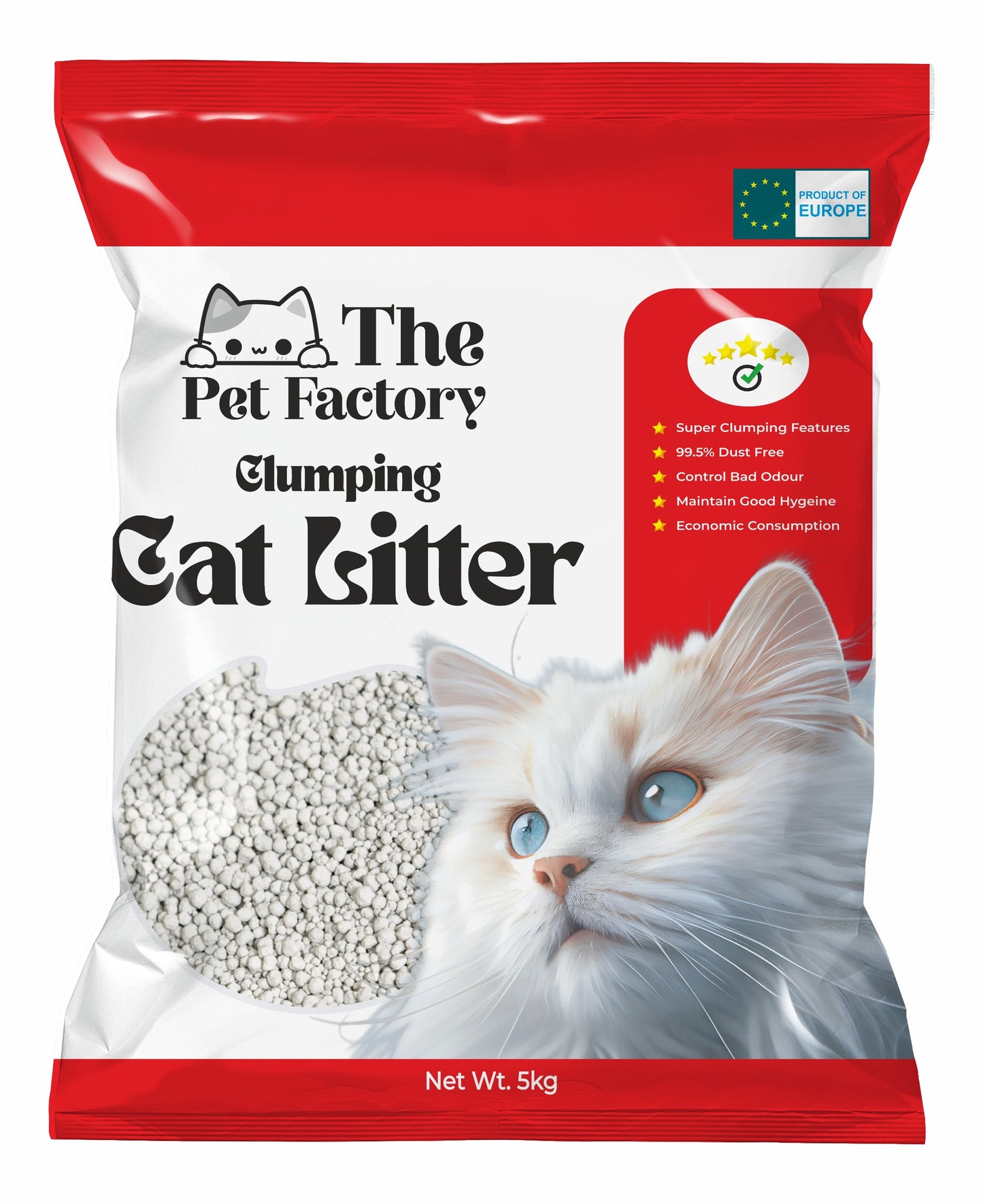 Lavender Round premium cat litter 5kg